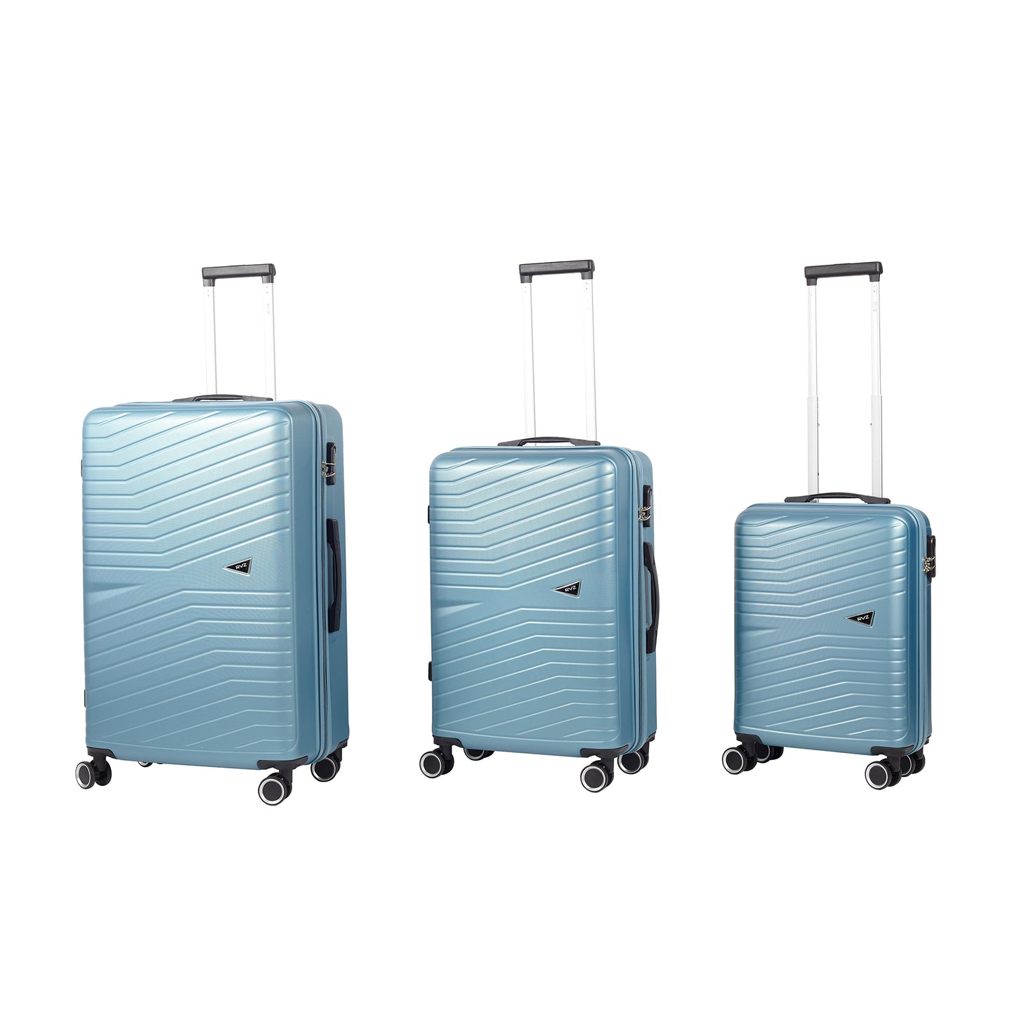 SANTIAGO Set 3 trolley grande - medio - cabina Blu