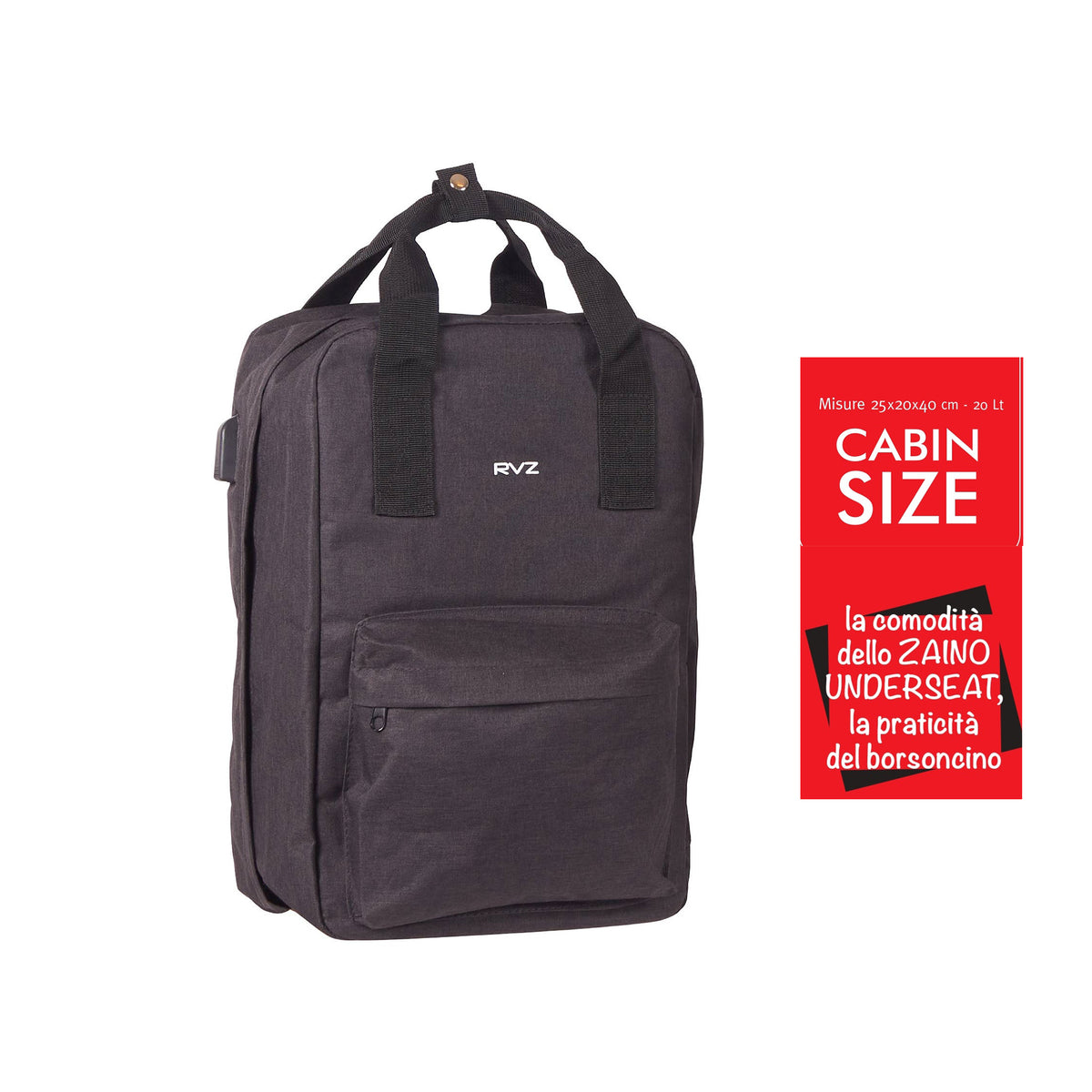 PIQUADRO - Zaini Nero - 10Decimi PIQUADRO - Zaini Nero - 10Decimi